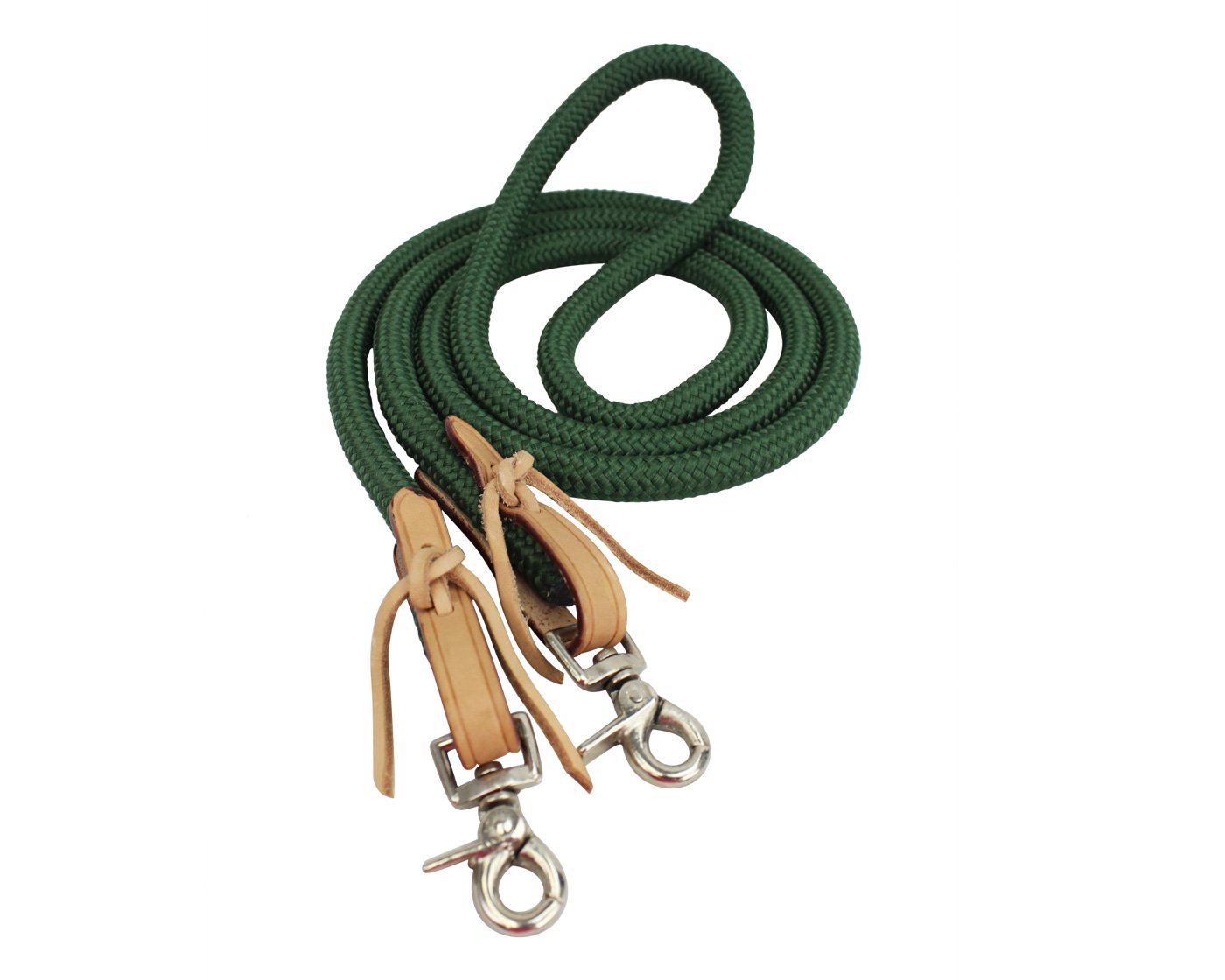 Tahoe Nylon Barrel Reins Green Color Main