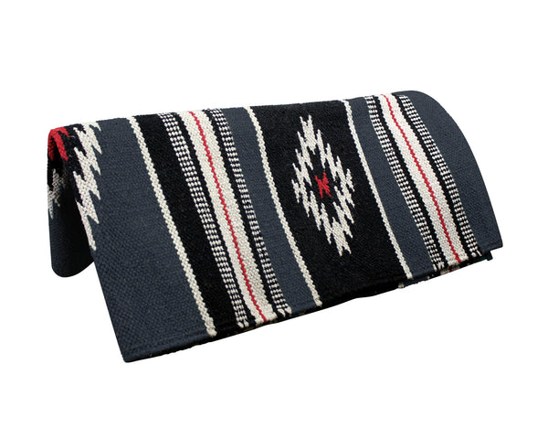 Tahoe Tack Navajo Multicolored Handwoven Acrylic 32x64" Saddle Blanket