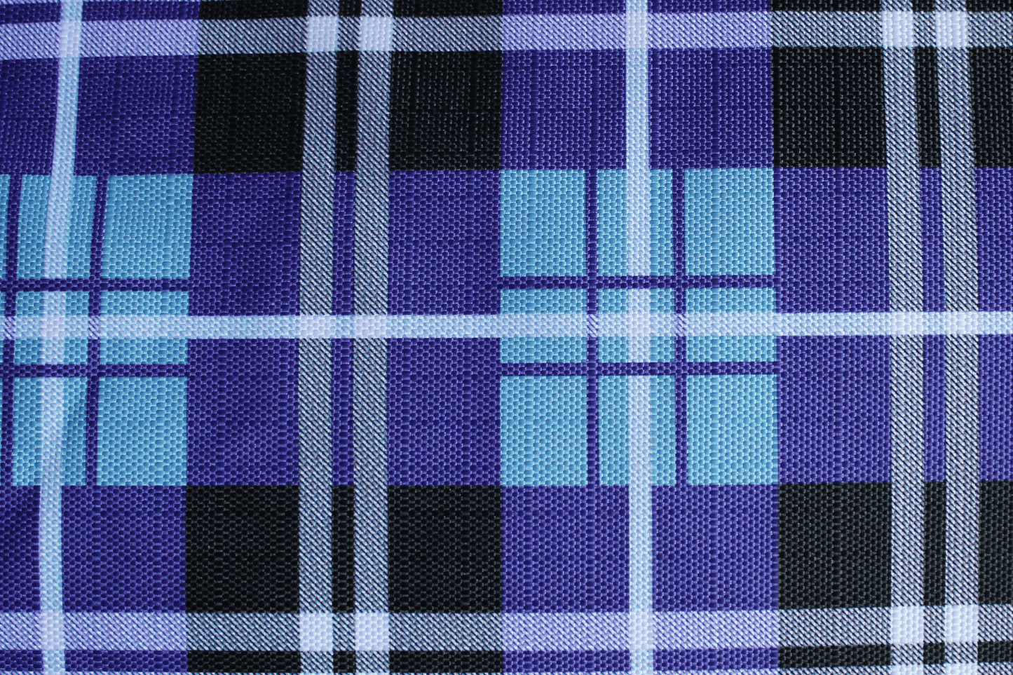 Derby Originals Arctic Purple Plaid 1200D Heavy Weight Winter Horse Turnout Blanket 300g Print closeup