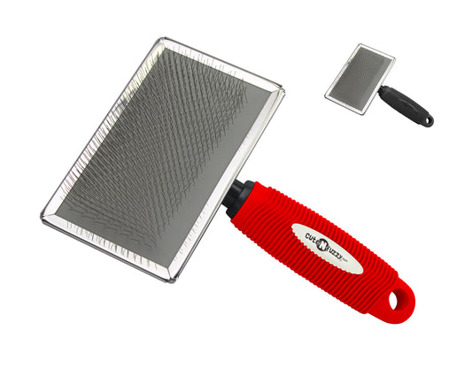 Premium Wire Velcro Restoration Brush by cuteNfuzzy - Red