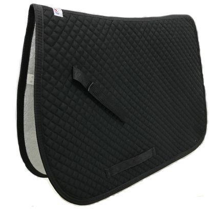 Derby Originals All Purpose Diamond Quilted English Saddle Pad with Full Fleece Lining
