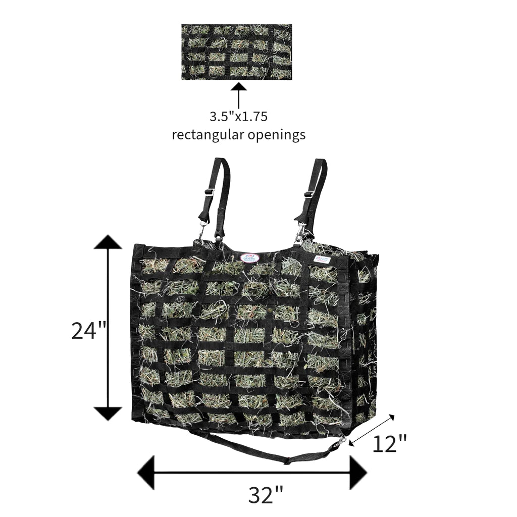 Superior Slow Feeder Horse Hay Bag with Super Tough Bottom 