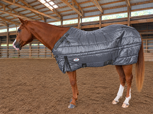 Derby Originals Nordic-Tough 420D Reflective Horse Stable Blanket – Mediumweight 200g Insulation, Breathable, West Coast Winter Coverage