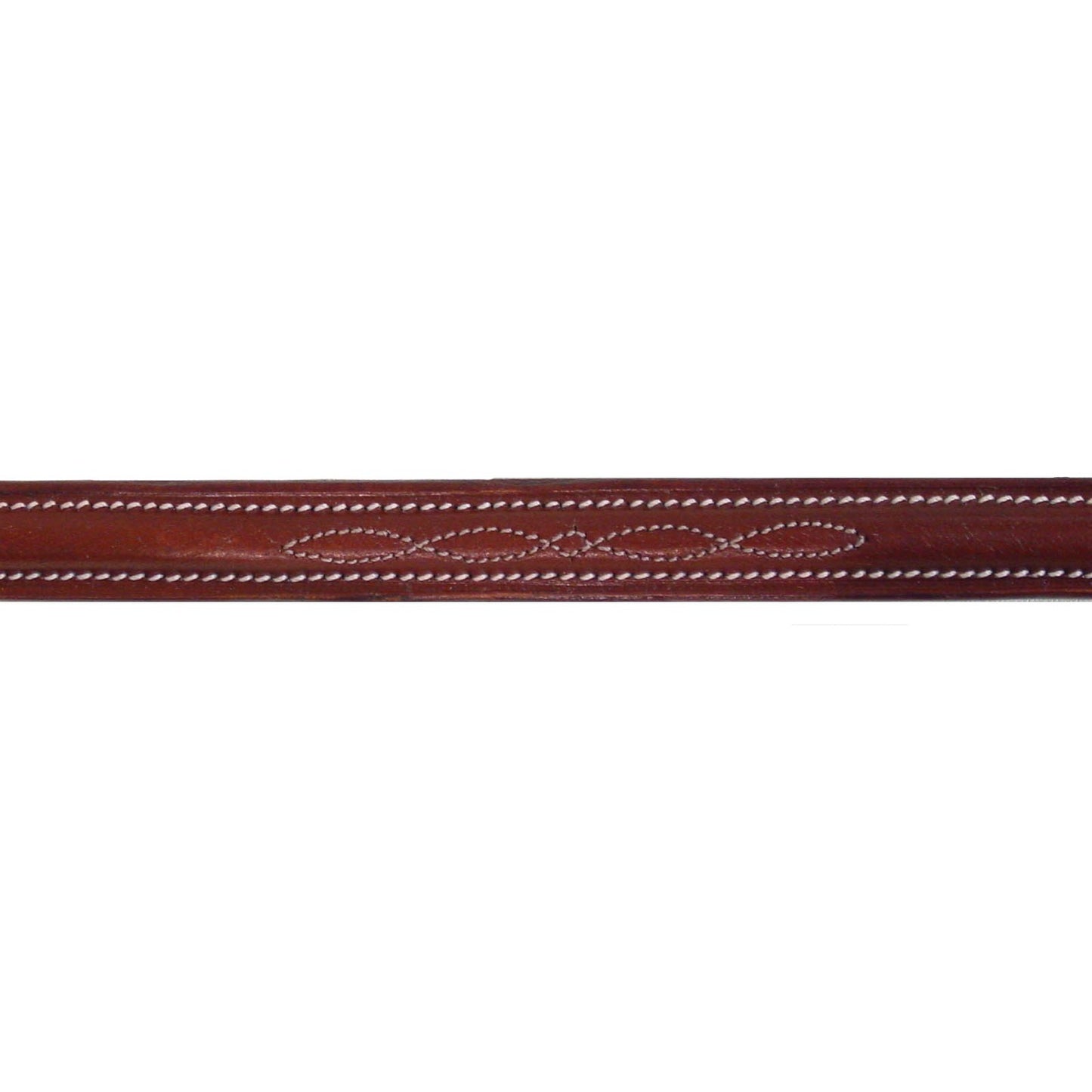 Fancy Stitch Fine Raised English Horse Bridle with Laced Reins