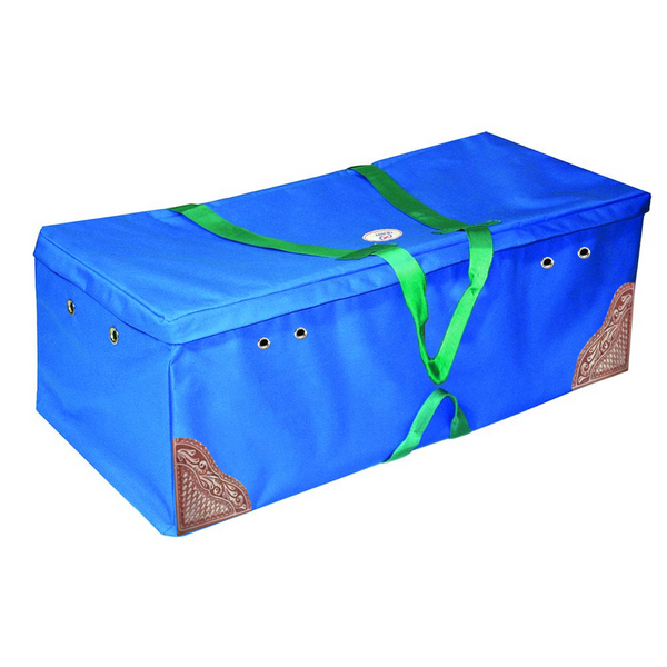 Derby Originals Hay Bale Bag Large 600D Waterproof with Leaf & Basket Hand Tooled Leather Accents 44