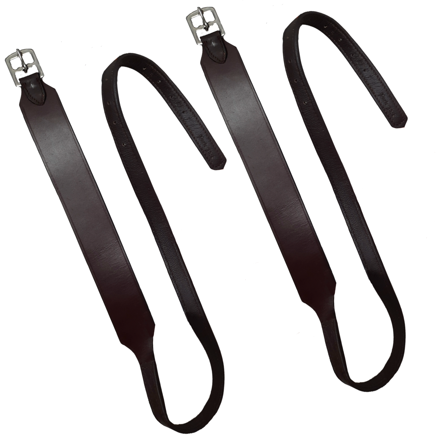 Paris Tack  Super Soft 3 Layer Leather English Wide Stability Stirrup Leathers for Dressage and Jumping with 1 Year Warranty
