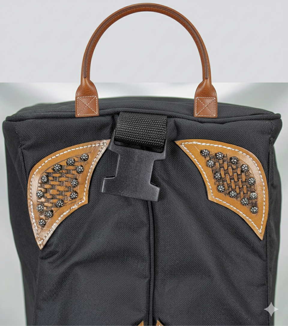 Tahoe Durango Premium Padded Waterproof Nylon Western Boot Carry Bag with 1 Year Warranty