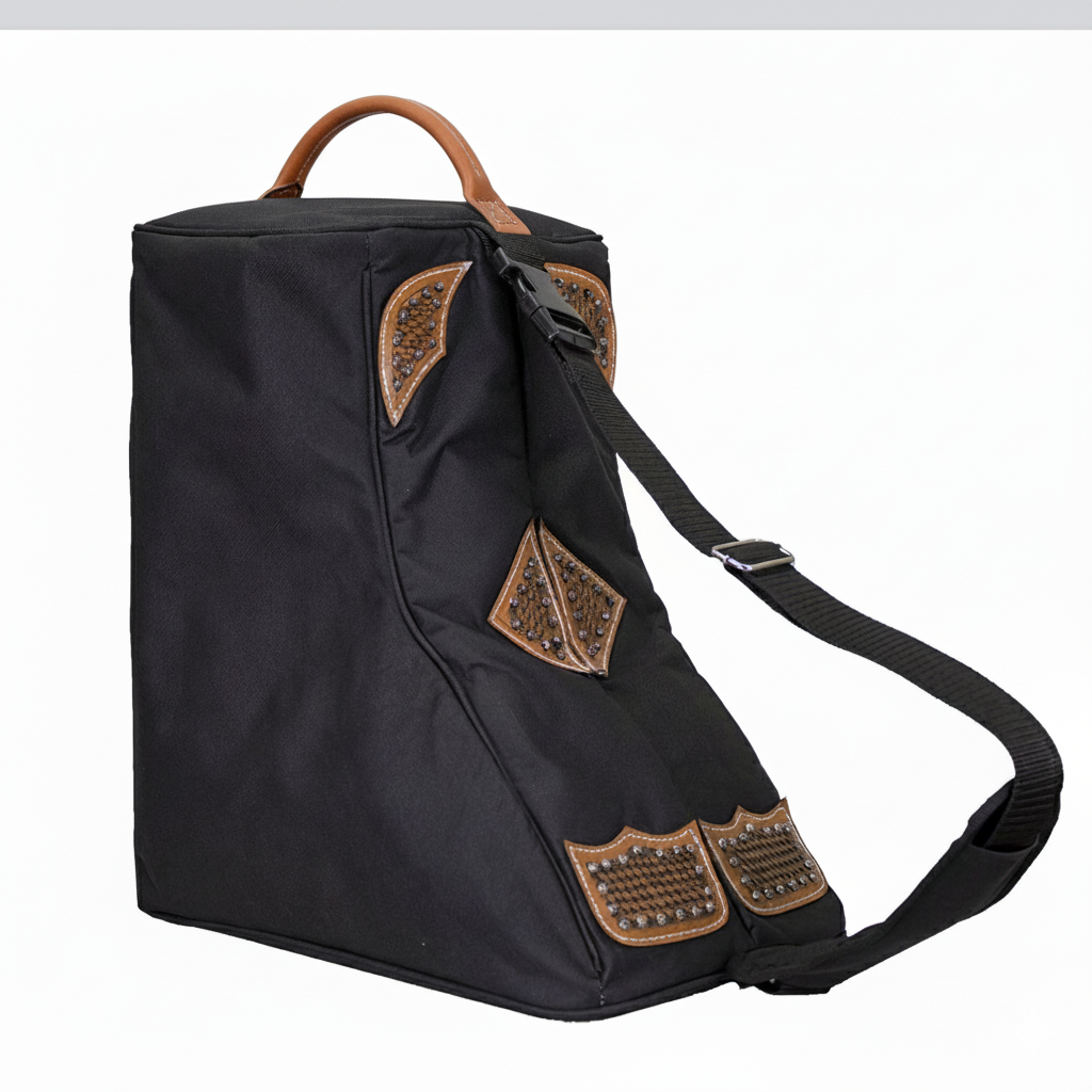 Tahoe Durango Premium Padded Waterproof Nylon Western Boot Carry Bag with 1 Year Warranty