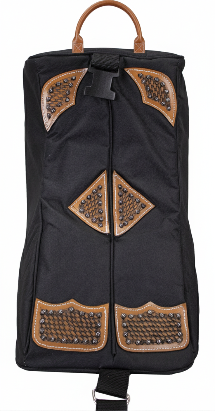 Tahoe Durango Premium Padded Waterproof Nylon Western Boot Carry Bag with 1 Year Warranty