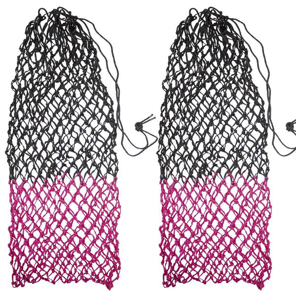 Derby Originals 56” Superior Slow Feed Soft Mesh Hanging Hay Net for Horses - Set of 2