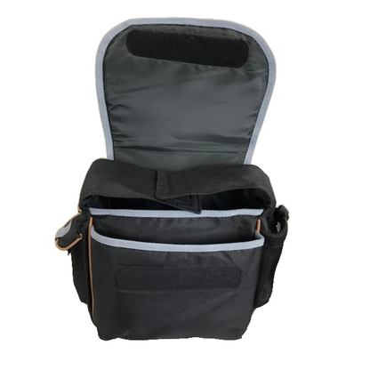 TAHOE PADDED TRIPLE LAYER NYLON SADDLE BAGS FOR TRAIL RIDING 1 YEAR WARRANTY WITH 2 POCKETS FOR WATER BOTTLES 