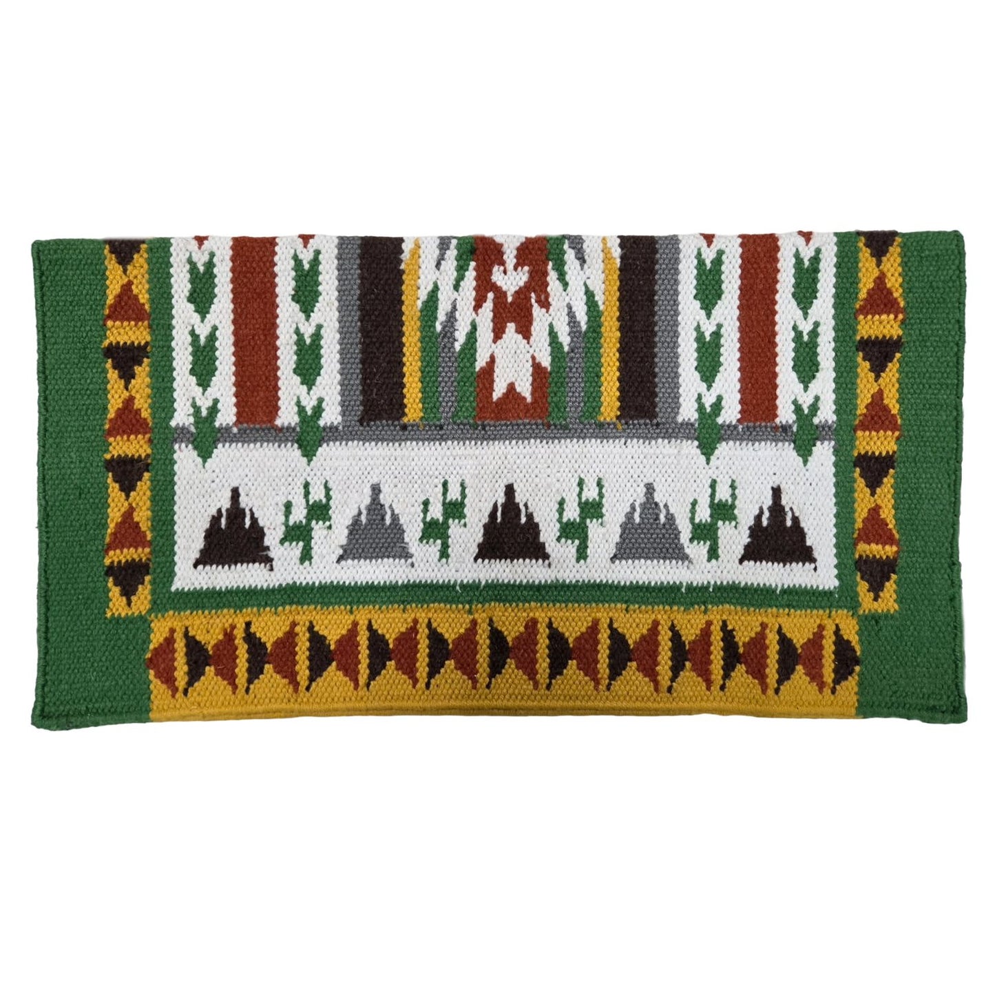 Tahoe Tack Cactus & Arrow Collection NZ Wool  34" X 36" New Zealand Wool Western Saddle Blanket 34" X 36"