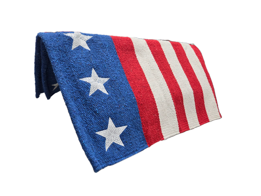 Tahoe Tack 32" x 64" American Pride Patriotic Horse Western Saddle Blanket