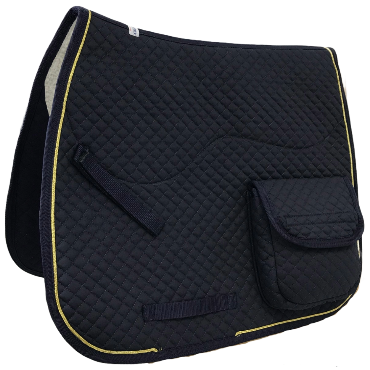 Saddle Pad with Pockets and Half Fleece