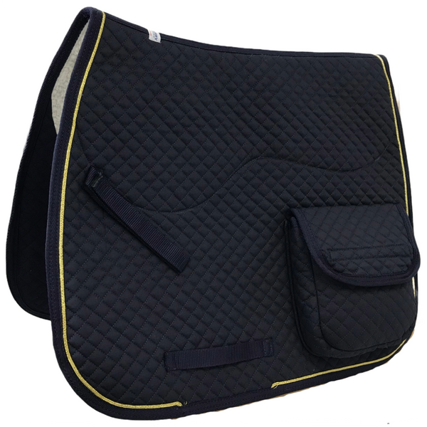 Derby Originals Dressage / Australian Saddle Pad with Pockets and Half Derby Originals