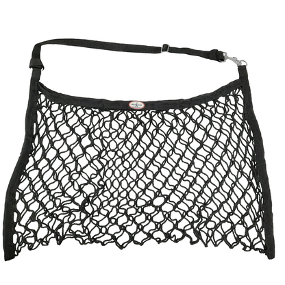 Paris Tack Knotless Ultra Slow Feed Hay Nets – Set of 2, 1.5" Openings, 24"x30", Soft on Muzzles, Adjustable Hanging Strap with Snap, Holds 2 Flakes Each