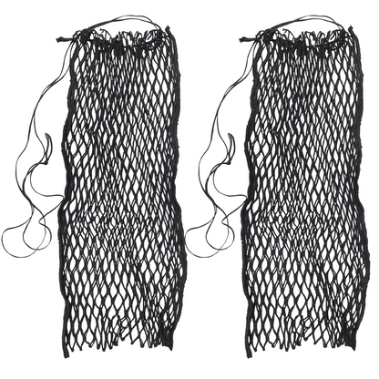 Paris Tack Knotless Ultra Slow Feed Hay Nets – 42” Long, Set of 2, 1.5” Holes, Soft on Muzzles, Durable Nylon, Holds 3–4 Flakes, Easy Hang Strap