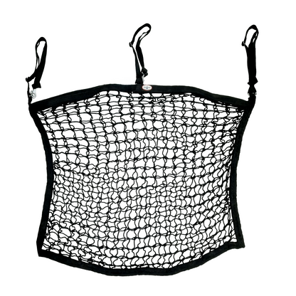 Paris Tack XL Knotless Slow Feed Hay Net – 48"x30", 2" Openings, Soft on Muzzles, with 3 Adjustable Straps for Fence or Stall Hanging