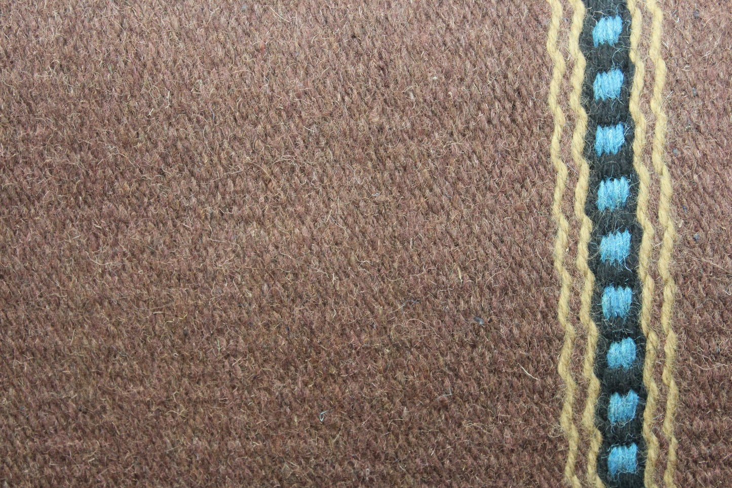 ZEE BAR NEW ZEALAND WOOL SADDLE BLANKET DETAIL