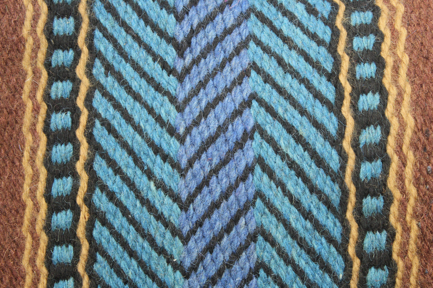 ZEE BAR NEW ZEALAND WOOL SADDLE BLANKET DETAIL PATTERN