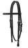 Tahoe Tack Double Stitched Flat Leather Western Browband Headstall