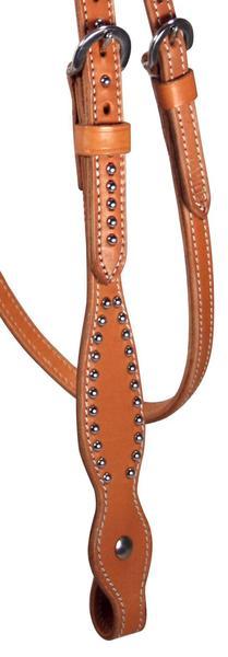 Tahoe Tack High Country Show Spotted Browband Headstall Cheek Grande