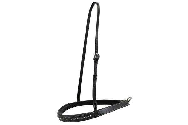 Tahoe Tack Starry Night Black Padded Leather Western Horse Noseband