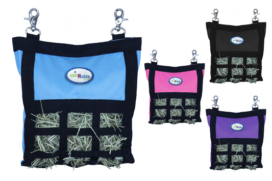 CuteNfuzzy Small Hay Bag for Guinea Pigs and Rabbits with Super Tough Bottom - Blue Swatch 
