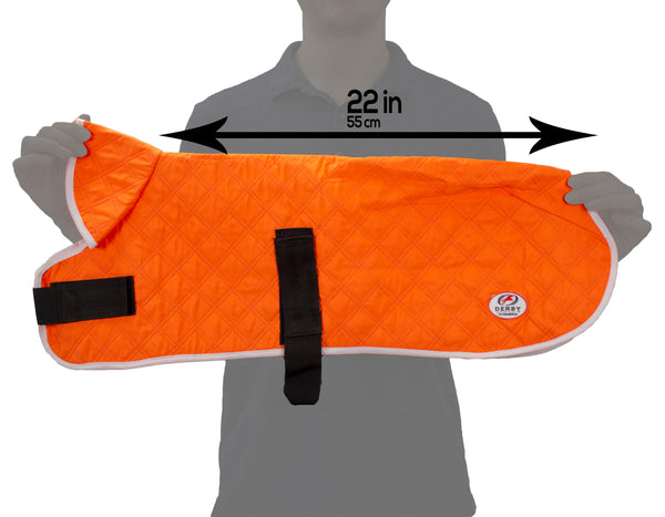 Derby Originals Hydro Cooling Dog Jacket with Harness Compatible Opening, Reflects Heat & Keeps Dogs Cool for up to 10 Hours