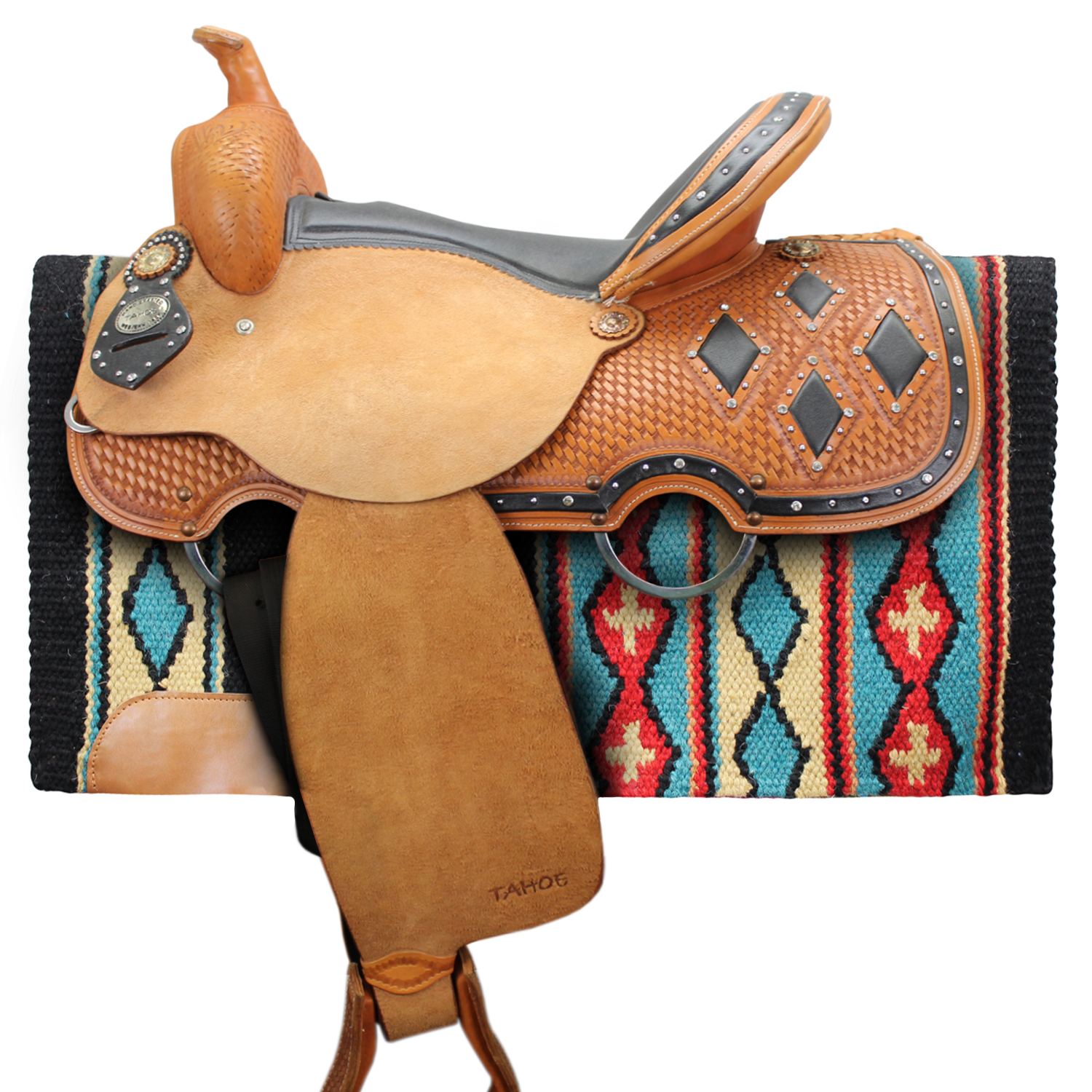 Tahoe  Gemma New Zealand Wool Western Show Saddle Blanket