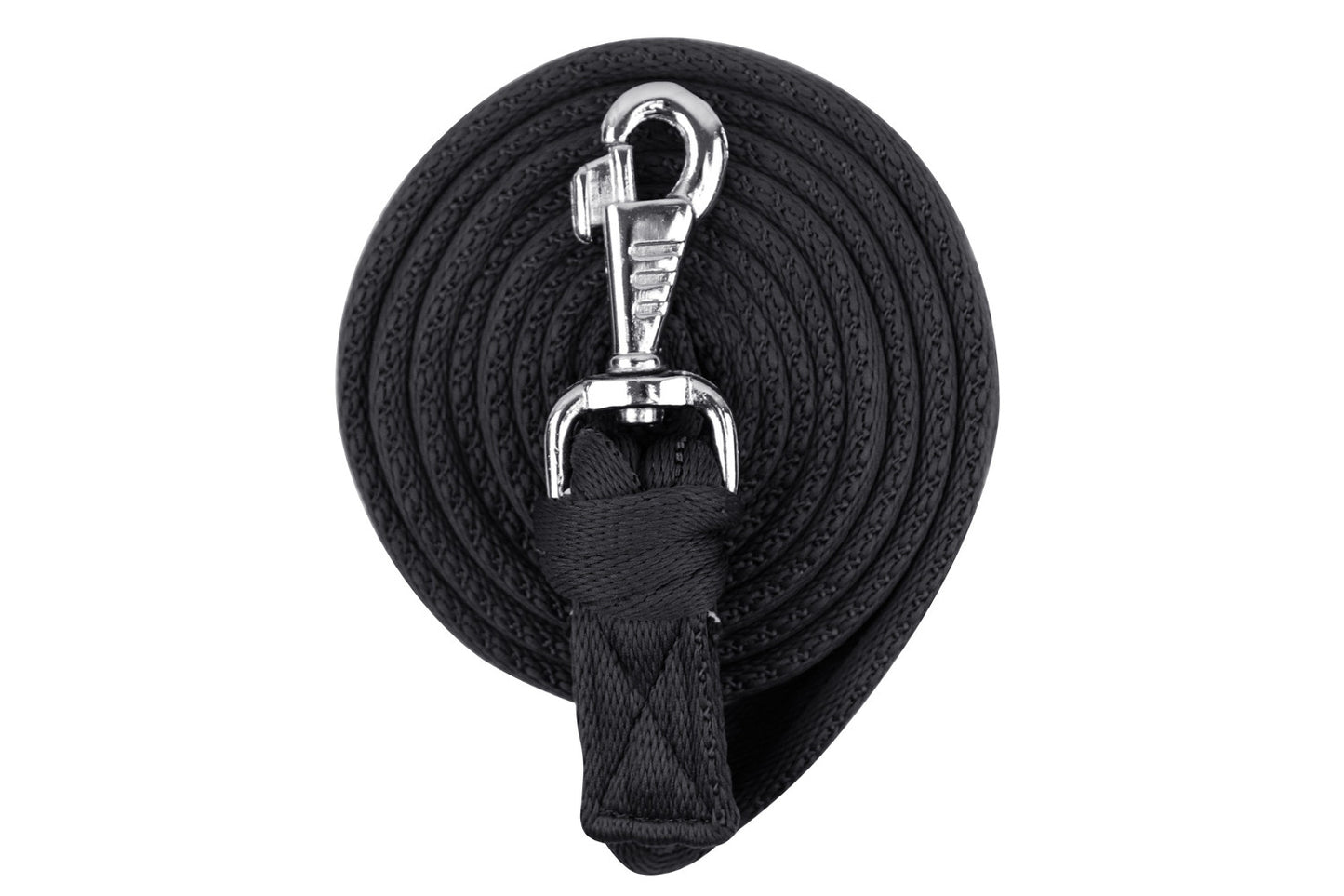 Derby Originals 7’ and 10’ Premium Softgrip Cotton Lead Ropes Lot of 2 with Replaceable Snap Black