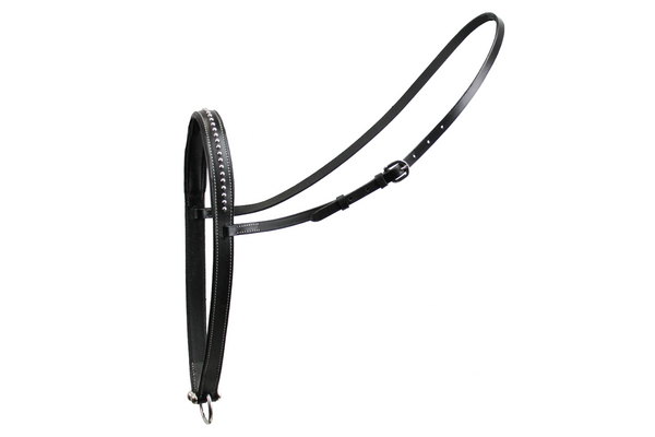 Tahoe Tack Starry Night Black Padded Leather Western Horse Noseband