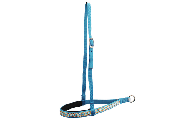 Tahoe Tack Patterned Nylon Padded Western Noseband for Horses Available in Six Colors