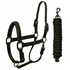 Derby Originals Desert Rose Collection Blackout Reflective Safety Flex-Webb Horse Halters with Matching Lead Ropes