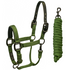 Derby Originals Desert Rose Collection Blackout Reflective Safety Flex-Webb Horse Halters with Matching Lead Ropes