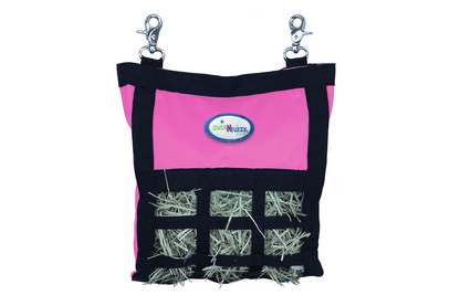 CuteNfuzzy Small Hay Bag for Guinea Pigs and Rabbits with Super Tough Bottom - Pink Color