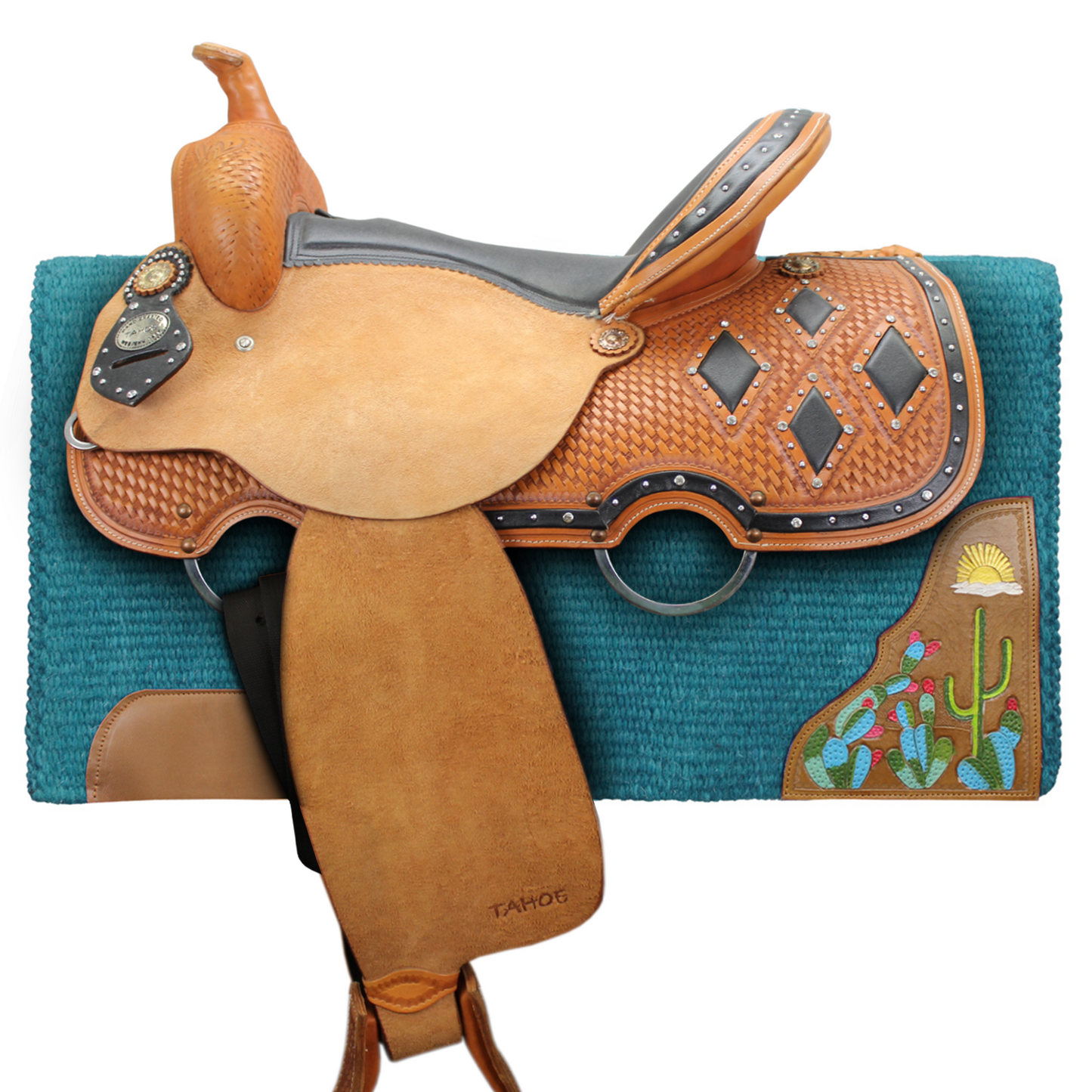 Solid New Zealand Wool Western Saddle Blanket