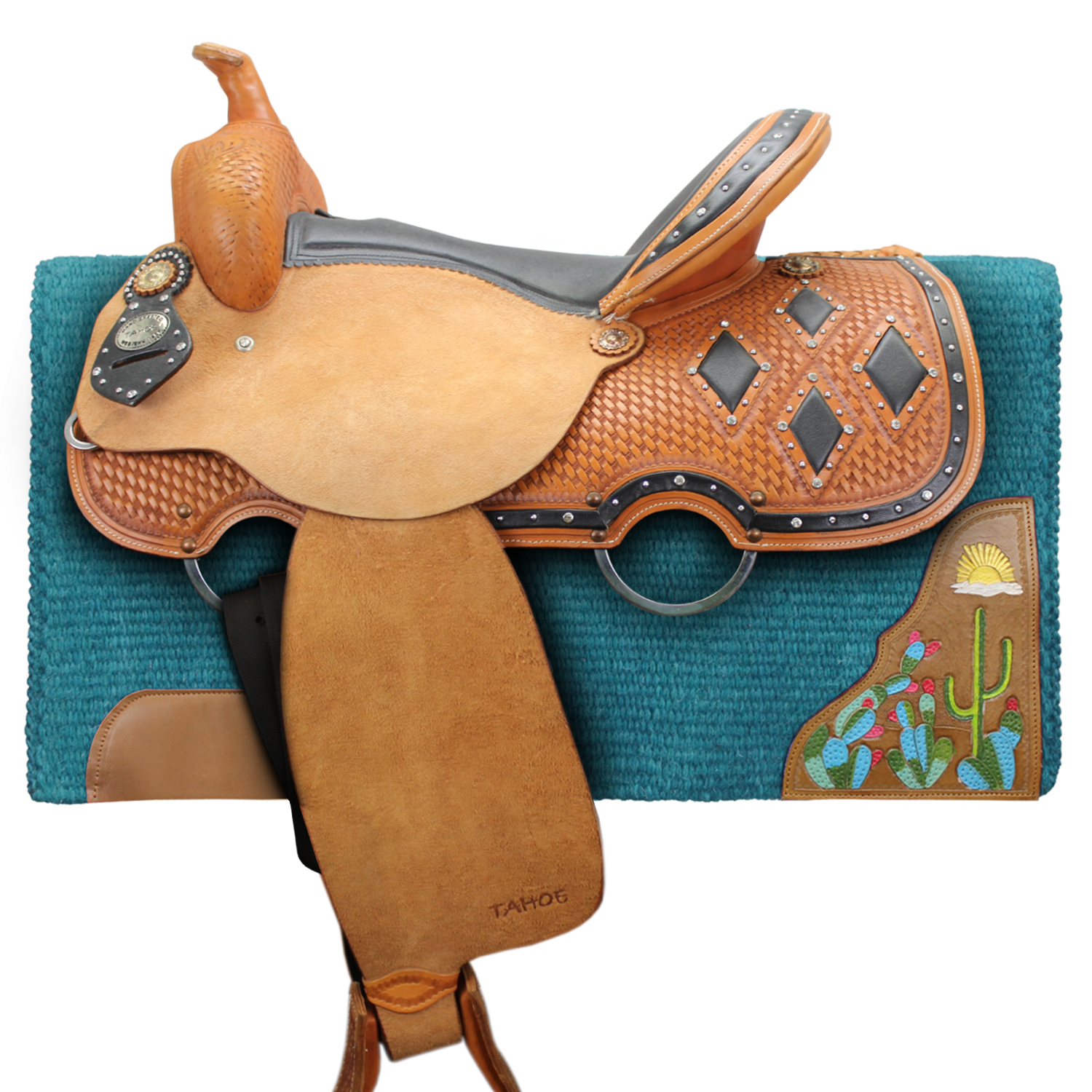Solid New Zealand Wool Western Saddle Blanket
