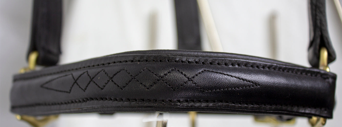 Elite Fancy Stitch Padded Adjustable Halters 
