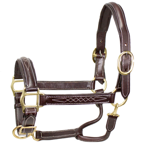 American Elite Fancy Stitch Padded Adjustable Halters