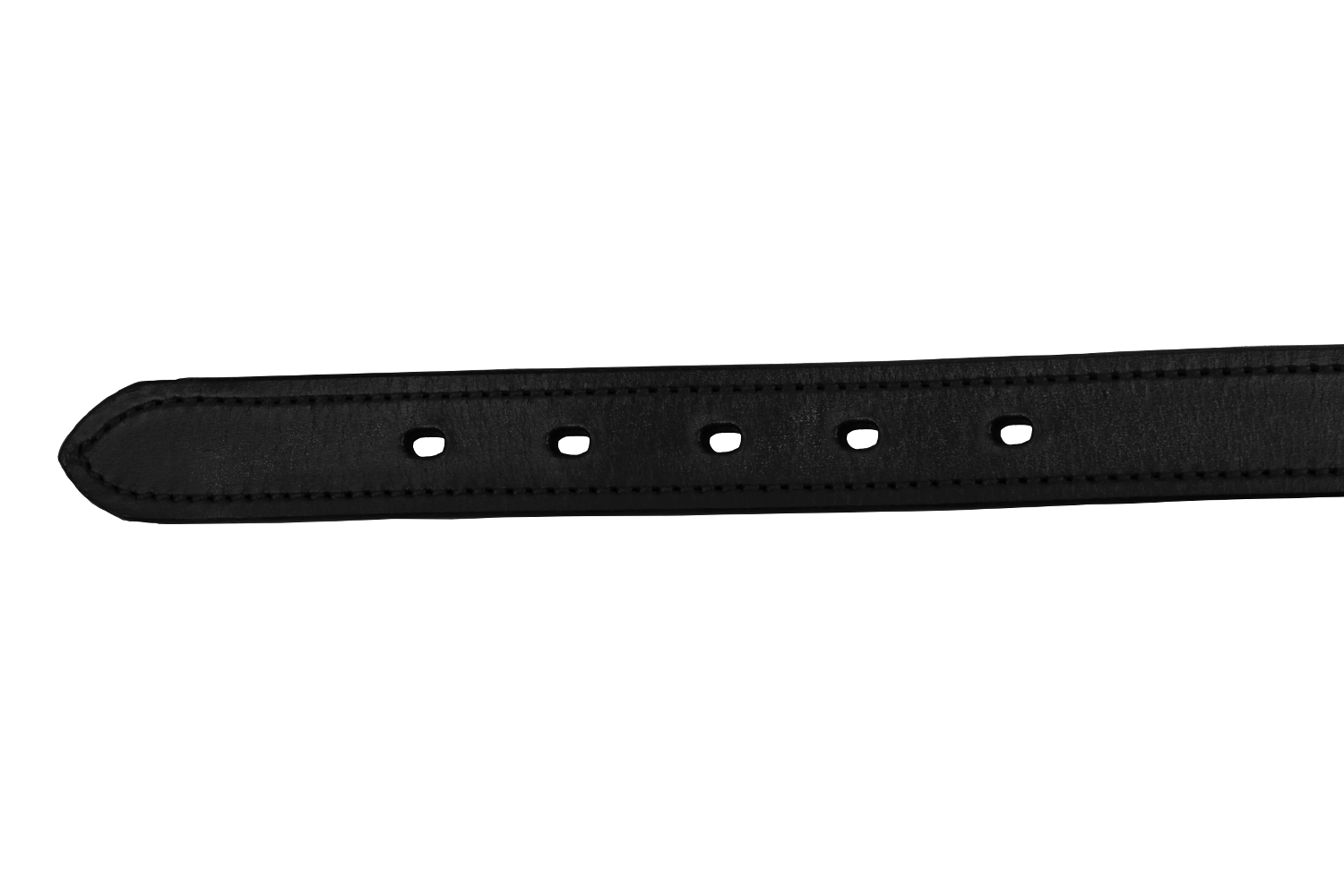 Derby Originals Double Stitched Leather Breakaway Halter Replacement Crown  Black