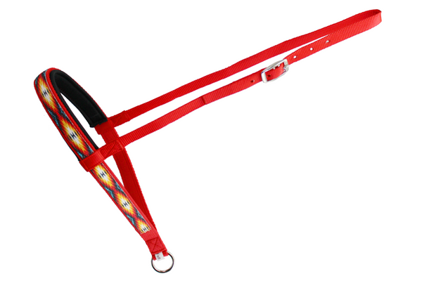 Tahoe Tack Patterned Nylon Padded Western Noseband for Horses Available in Six Colors