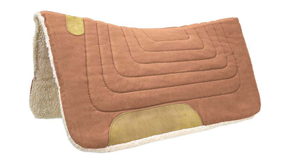 Tahoe Tack Contour Cut Canvas Saddle Pad 3 Layers Canvas Wool Felt and Fleece