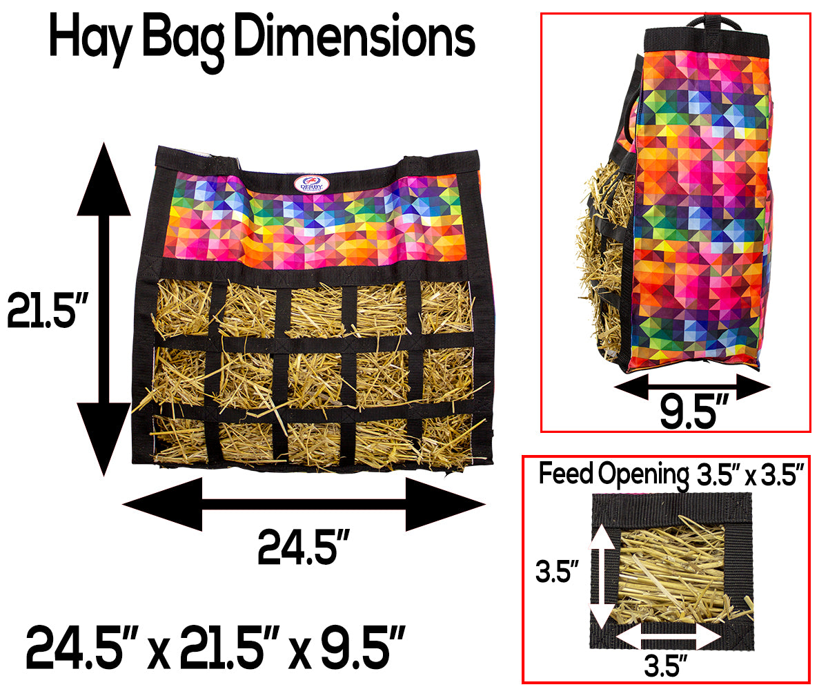 Slow Feeder Horse Hay Bag with Super Tough Bottom