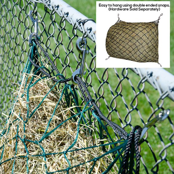 Derby Originals 48” Eager Feeder Slow Feed Hanging Hay Net for Horses