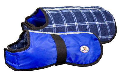 Lightweight Water Repellent Dog Coat Reversible Reflective by cuteNfuzzy Both 