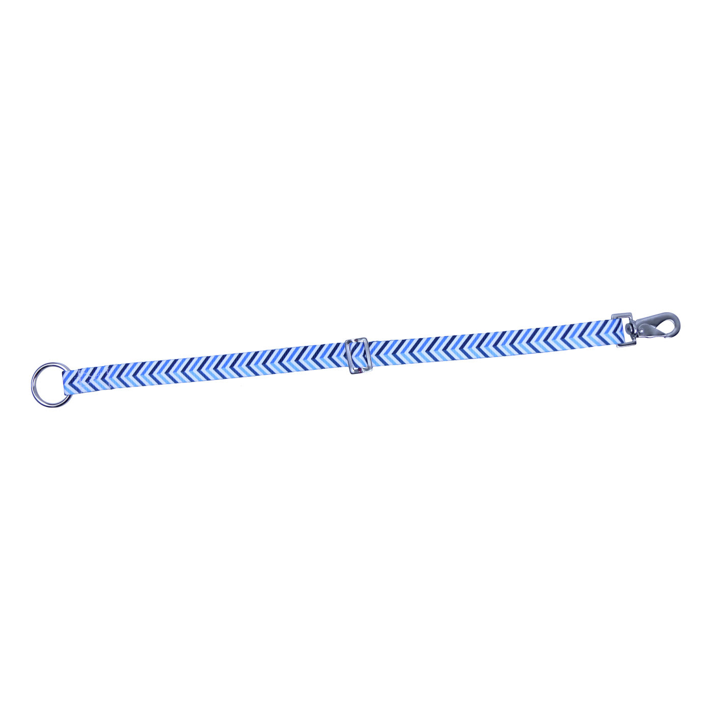 Derby Originals Heavy Duty Adjustable Overlay 30” Nylon Hanging Bucket Straps for Water and Feed Buckets - Available in Four Fun Patterns Blue color