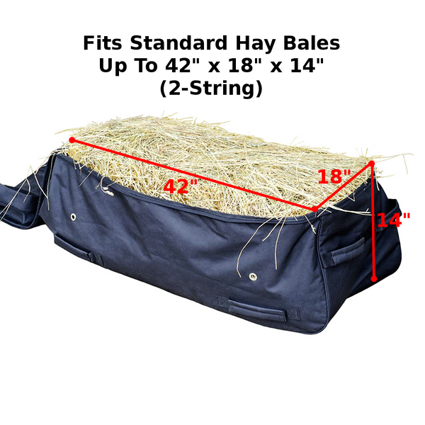 Derby Originals Patriotic American Flag 1200D Waterproof Rolling Hay Bale Bag with 1 Year Warranty