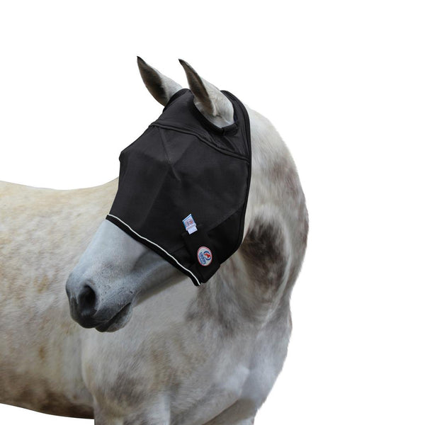 Derby Originals UV-Blocker Premium Reflective Safety Horse Fly Mask without Ears or Nose Cover with One Year Warranty