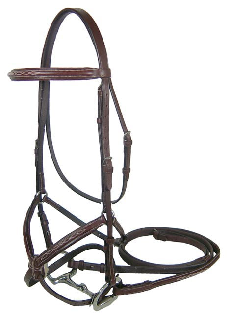 Pre-owned Bridle Saddle Two-way Bag In Brown